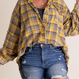 Flanella™ Camisa - Lavada Oversized