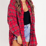 Flanella™ Camisa - Lavada Oversized