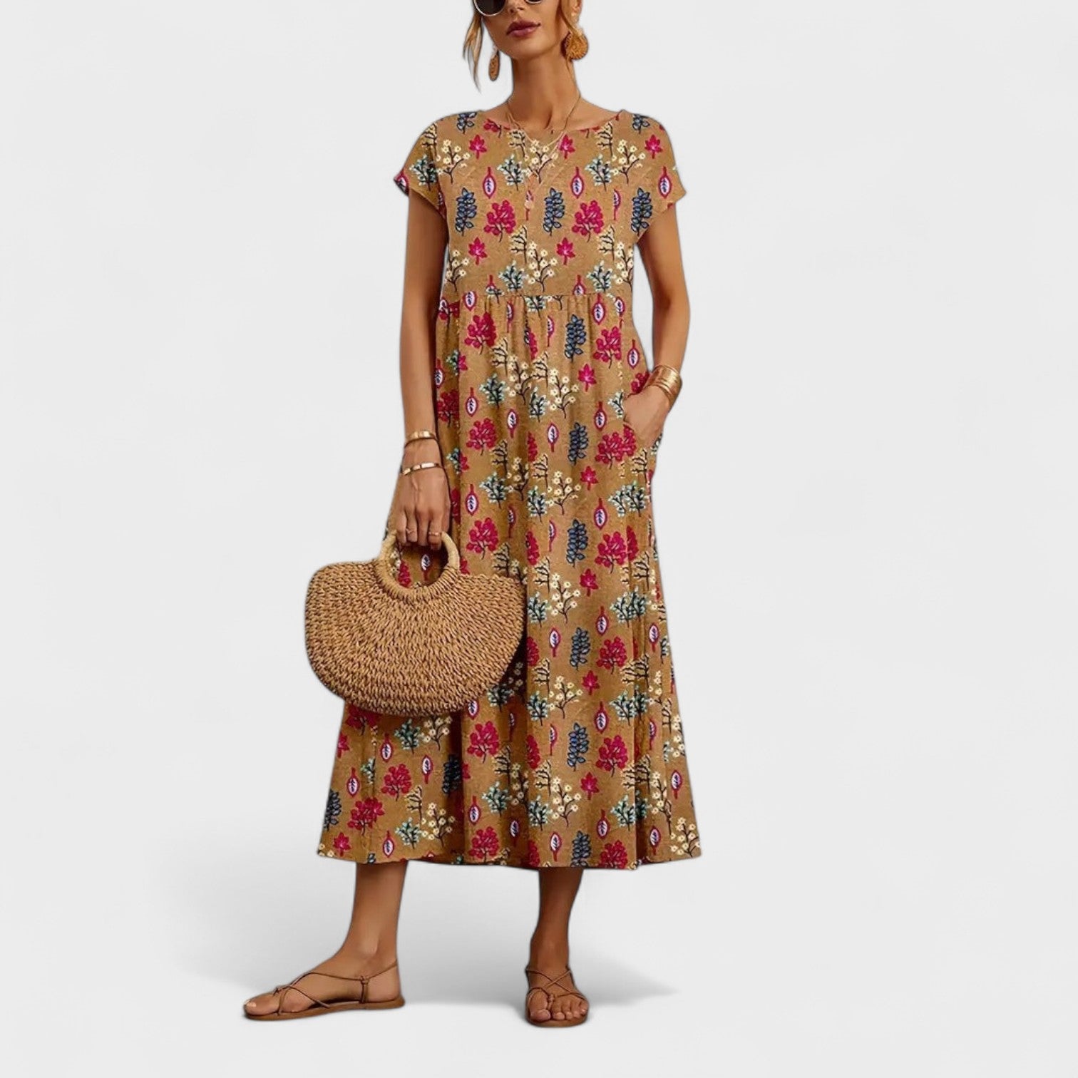 Vestido Floral Chic Roselle