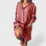 Blusa de Linho Casual para o Dia a Dia