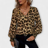Teresa - Blusa Selvagem e Estilosa em Estampa de Leopardo