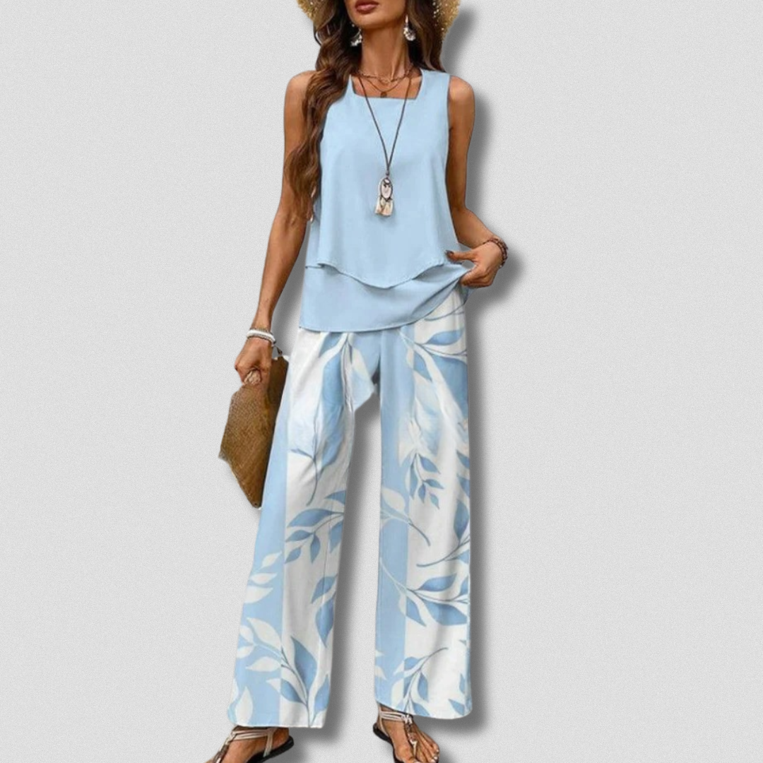 Norah | Conjunto artesanal Boho-Chic feminino