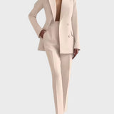 Mariza – Conjunto de Blazer e Calças de Pregas