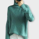 Melanie - Sweater Aconchegante de Gola Alta