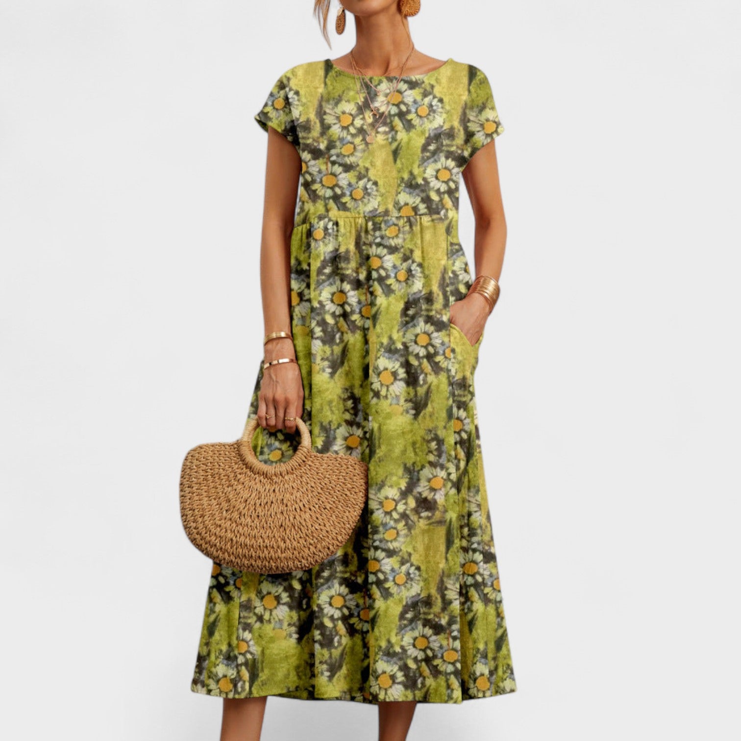 Vestido Floral Chic Roselle
