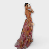 Vestido Maxi Annai Mesh - Elegante e Justo ao Corpo