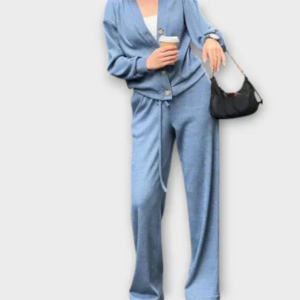 Chantal - Bluse mit langen Ärmeln und Hose