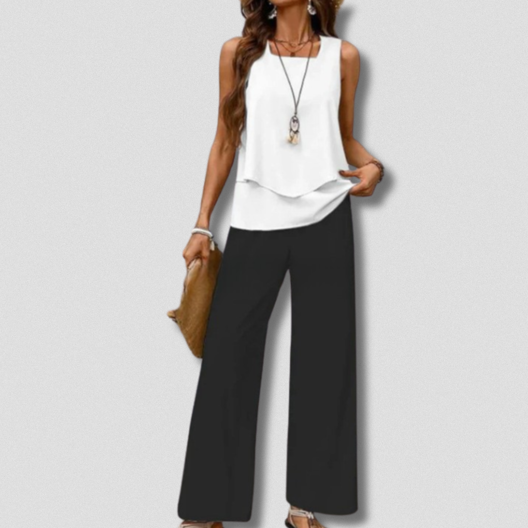Norah | Conjunto artesanal Boho-Chic feminino