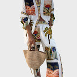 Conjunto de Praia Palm Oasis para Mulheres | Rosie