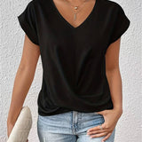 Tiziana™ Camiseta casual com mangas curtas