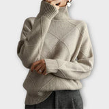 Melanie - Sweater Aconchegante de Gola Alta