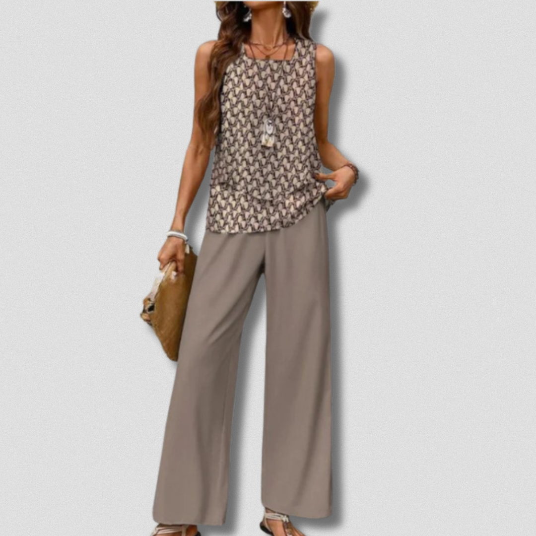 Norah | Conjunto artesanal Boho-Chic feminino