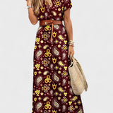 Vera - Elegante Vestido Maxi Boêmio