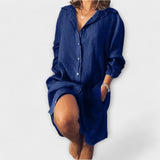 Blusa de Linho Casual para o Dia a Dia