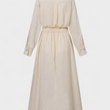Vestido longo feminino com bolsos