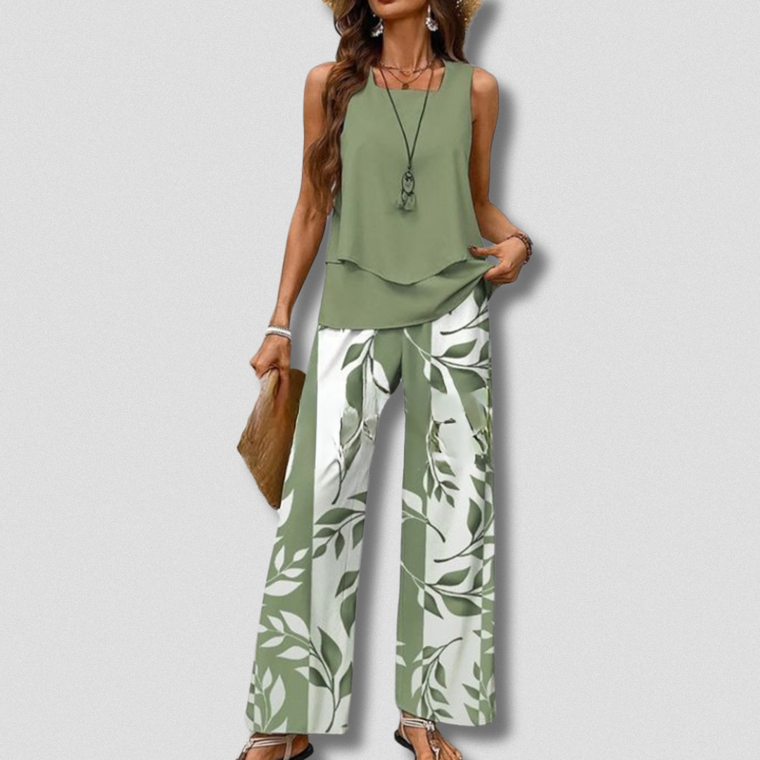 Norah | Conjunto artesanal Boho-Chic feminino