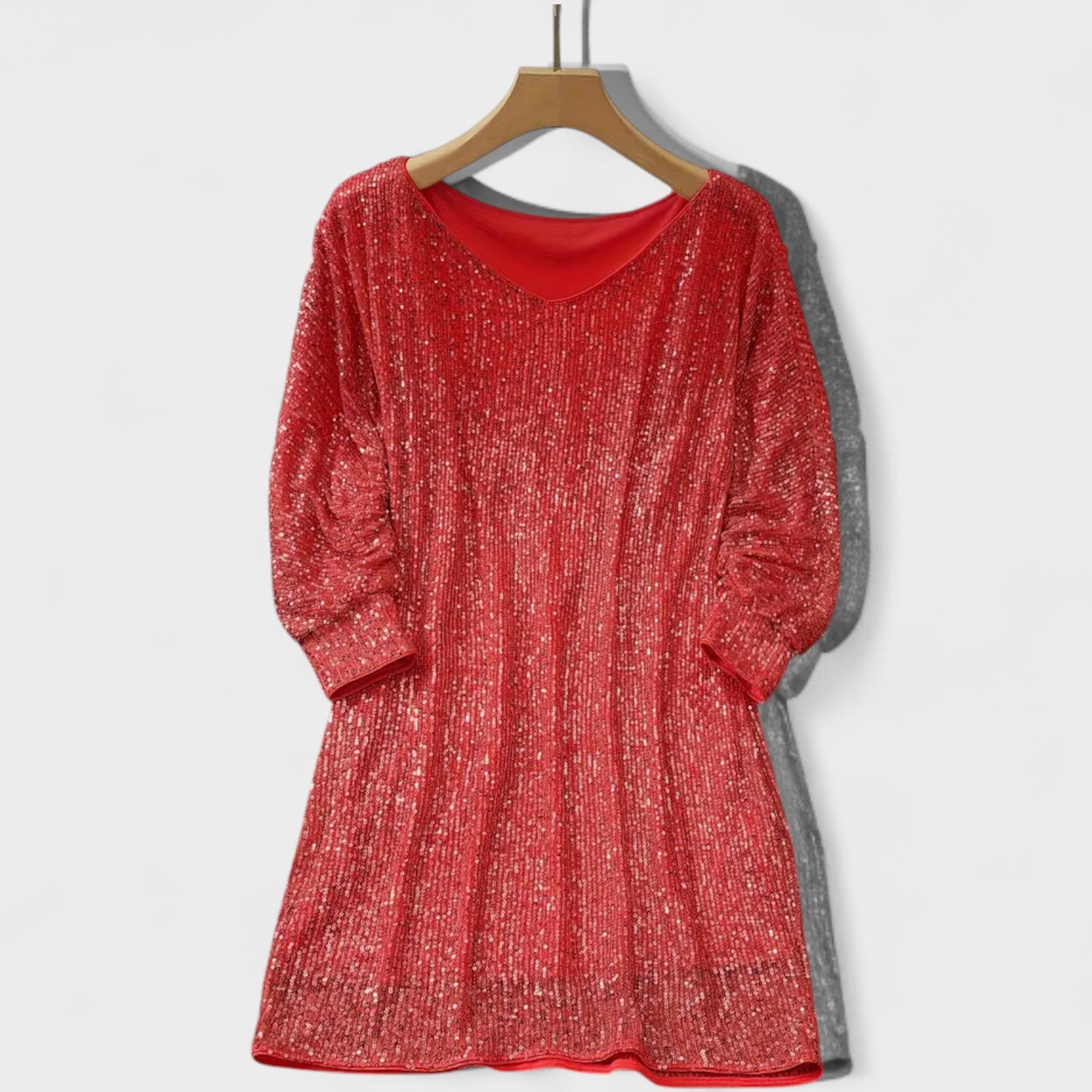 Isla - Vestido de Lantejoulas em Contraste