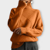 Melanie - Sweater Aconchegante de Gola Alta