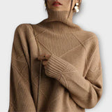 Melanie - Sweater Aconchegante de Gola Alta