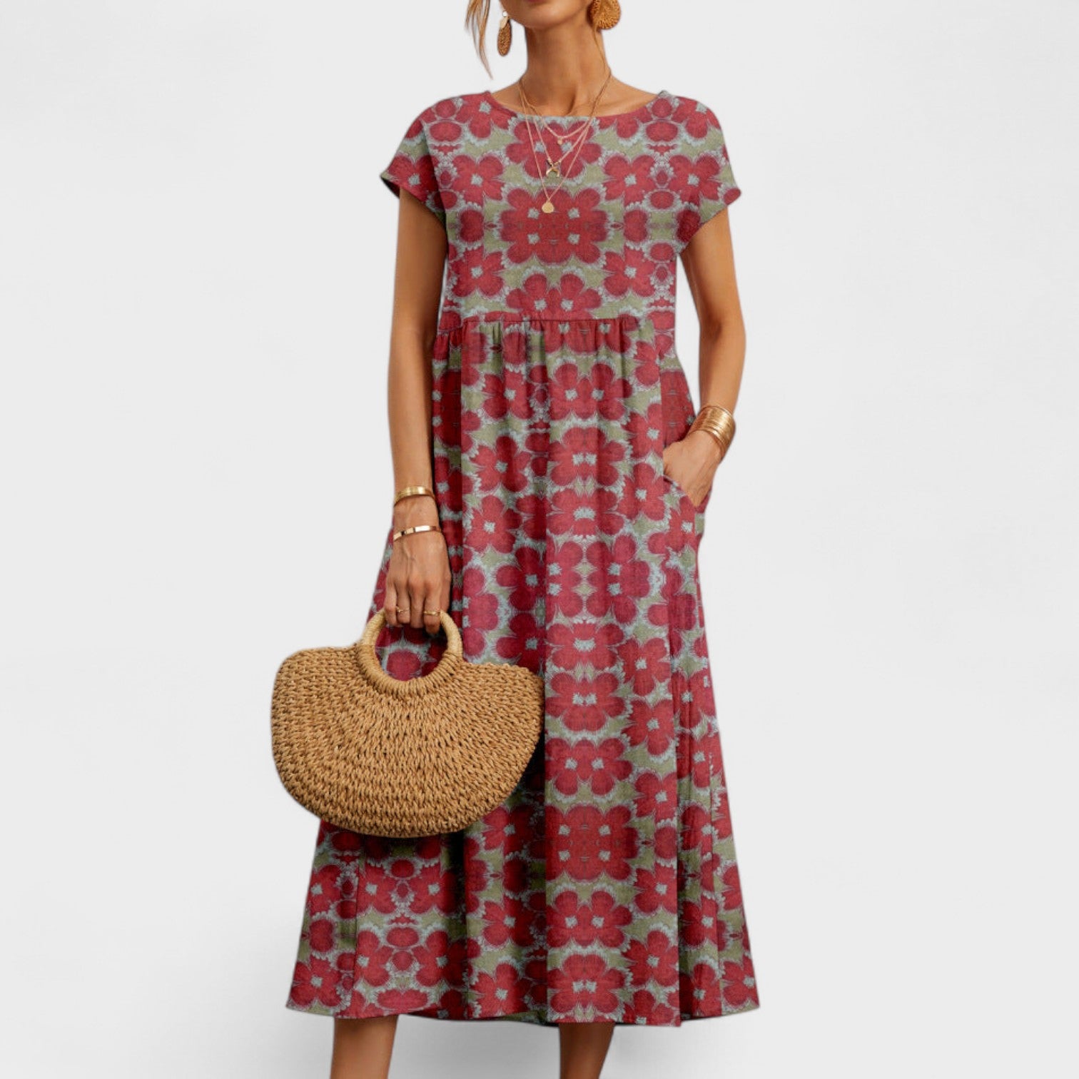 Vestido Floral Chic Roselle