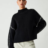 Sweater Oversized Gola Alta