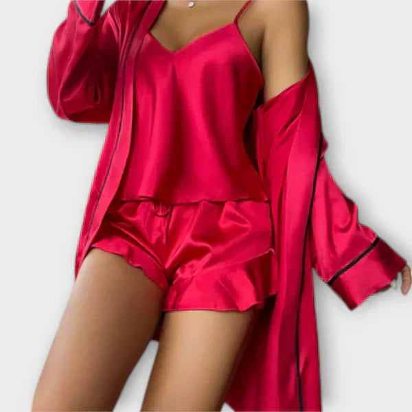 Félicité - Conjunto de Pijama Confortável de 3 Peças
