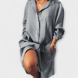 Blusa de Linho Casual para o Dia a Dia