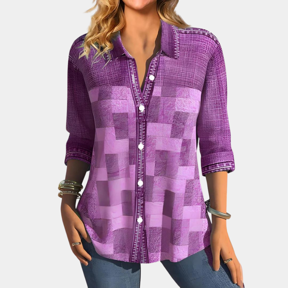 Blusa relaxada para mulheres