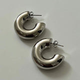 Brincos Chunky Hoops