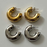 Brincos Chunky Hoops