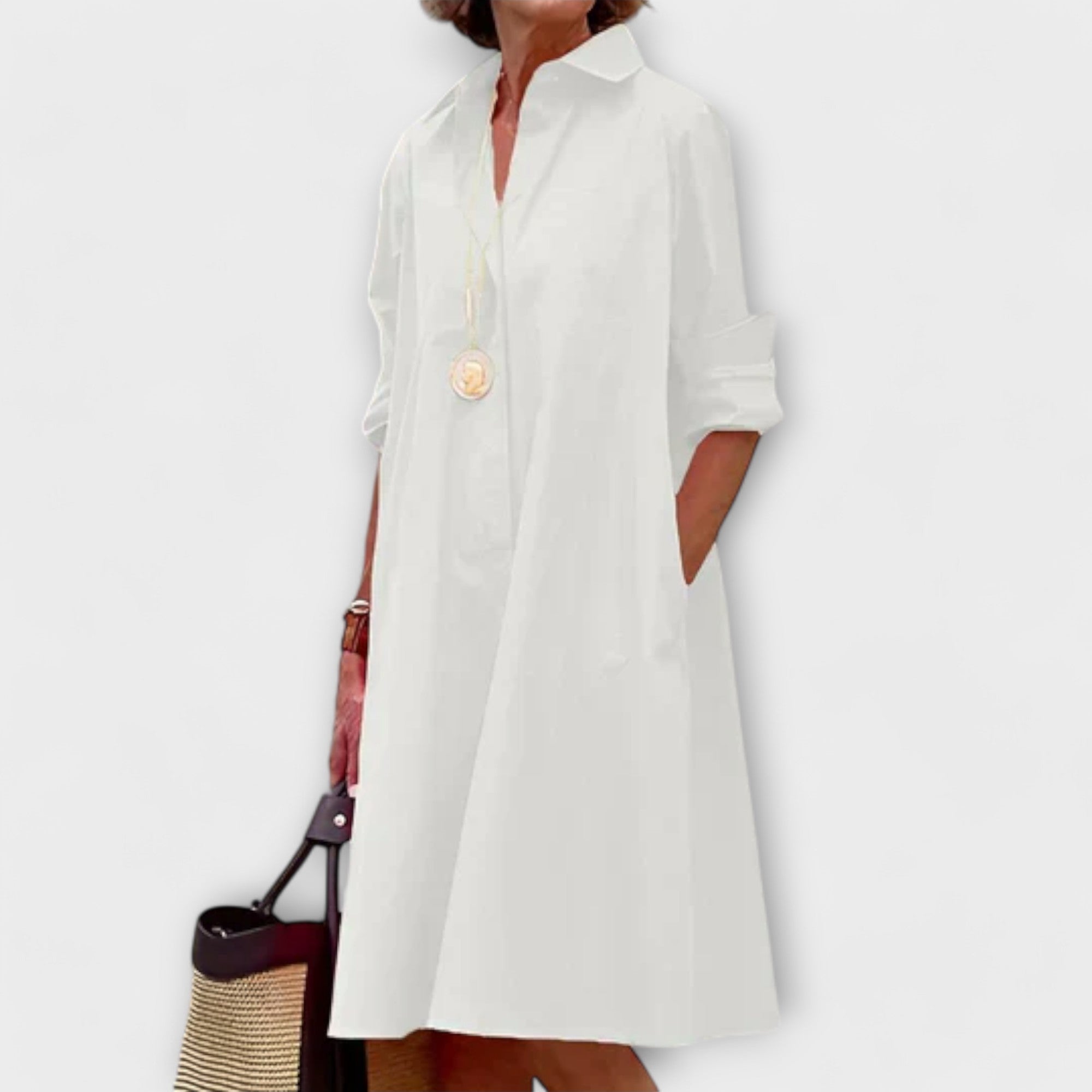 Elisa - Vestido Camisa Moderno