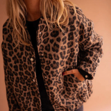 LEONA™ | Bomber Jacket Leopardo