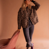 LEONA™ | Bomber Jacket Leopardo