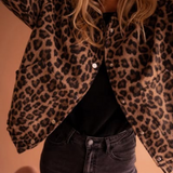 LEONA™ | Bomber Jacket Leopardo