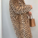 ISABELA - Elegante casaco de inverno com padrão leopardo