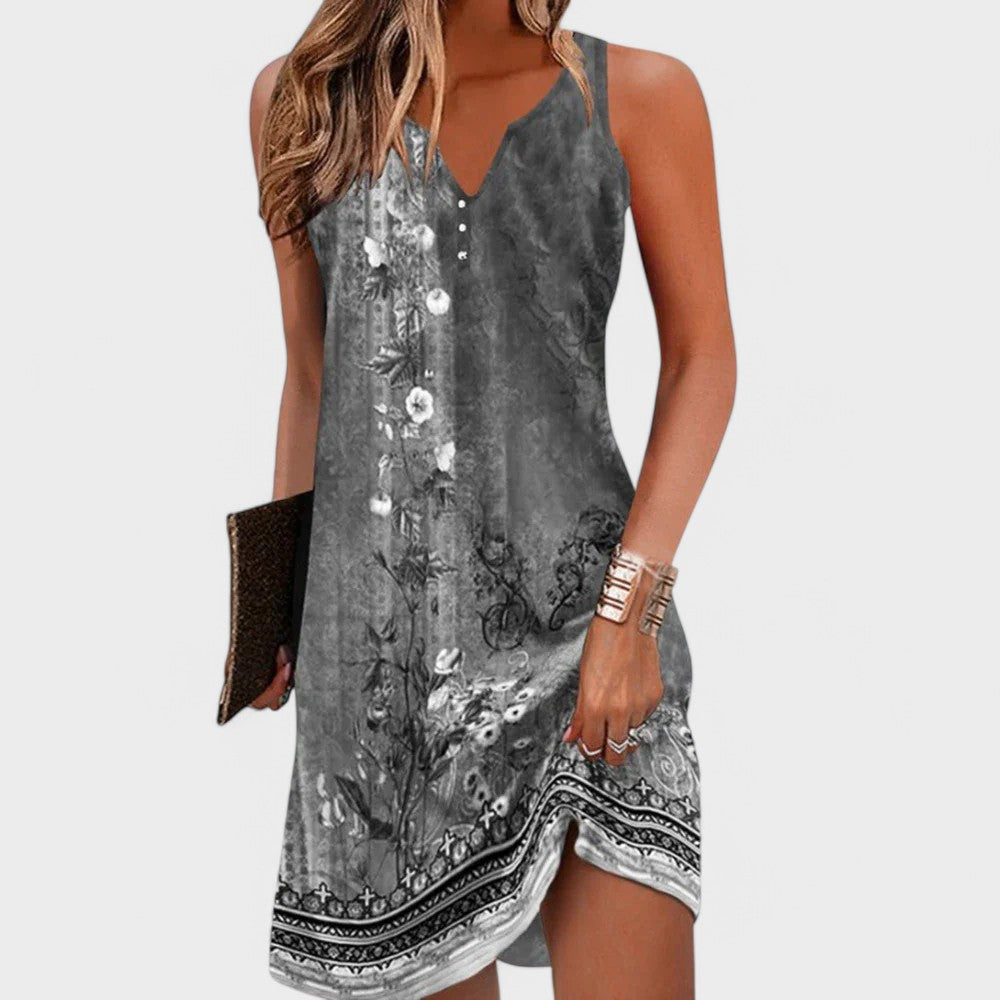 Vestido Midi Sem Manga Carlinha Diva