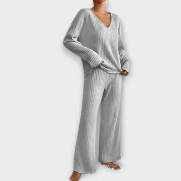 Ribbed Recliner Set – Conjunto Confortável e Estiloso