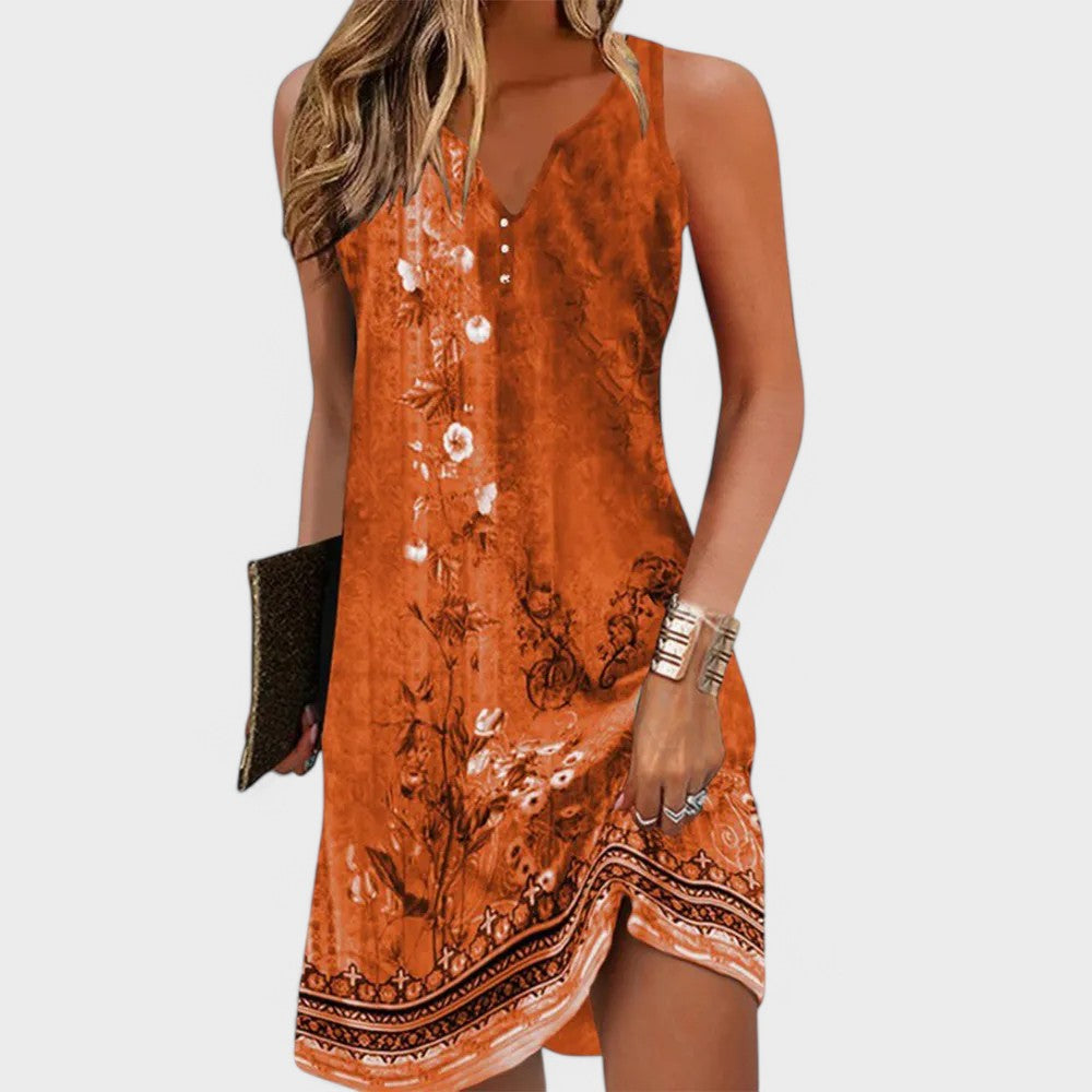 Vestido Midi Sem Manga Carlinha Diva