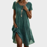Jamie™ | Stilvolles Lässiges Fließendes Kleid