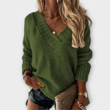 Sweat Aconchegante com Decote em V
