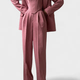 Dolce | Conjunto de Blazer Dupla Face Feminino c/3 Peças