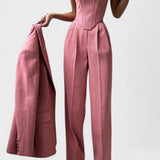 Dolce | Conjunto de Blazer Dupla Face Feminino c/3 Peças