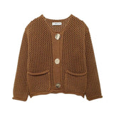 Cardigan de Malha Elegante