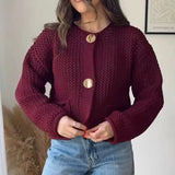 Cardigan de Malha Elegante