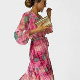 Vestido de Verão Feminino de Manga Longa