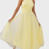 Vestido Aria com Gola Alta