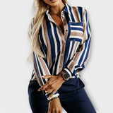 Emilia - Blusa Casual com Risca