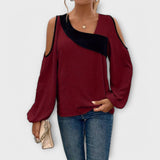 Scarlett - Blusa Colorida com Decote Quadrado