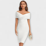 Samantha - Elegantes Kleid mit V-Ausschnitt