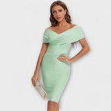 Samantha - Elegantes Kleid mit V-Ausschnitt